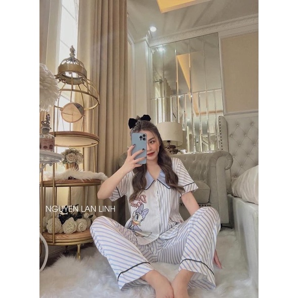 sét đồ ngủ lụa xước hàng thiết kế cao cấp