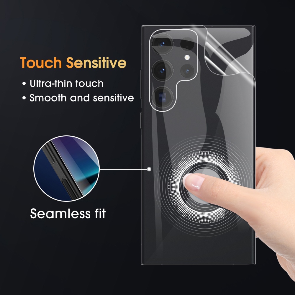 Phim Dán TPU Hydrogel Trong Suốt Chống Bụi Chống Trầy Cho Điện Thoại Samsung Galaxy S23