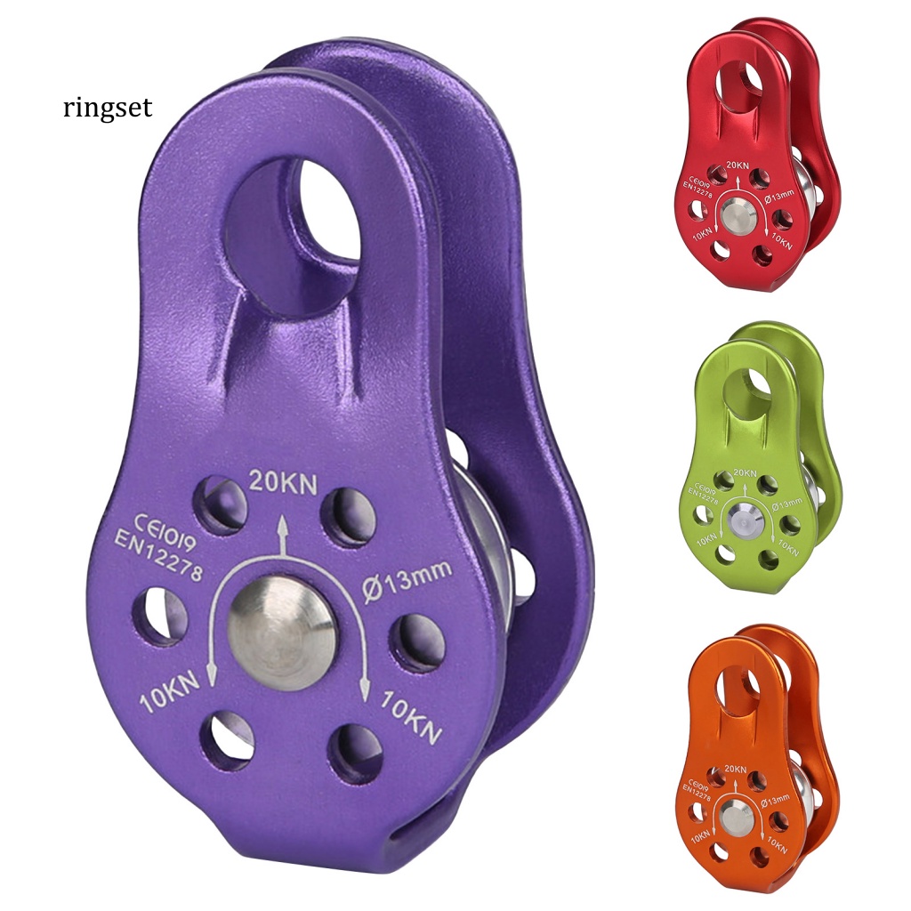 Bánh Răng Ròng Rọc Đơn Cố Định Bên Hông Dùng Khi Leo Núi Ngoài Trời