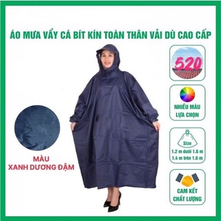Áo Mưa Bít Vải Dù Vân Cá Loại I
