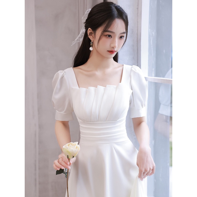 Váy trắng váy nữ 2023