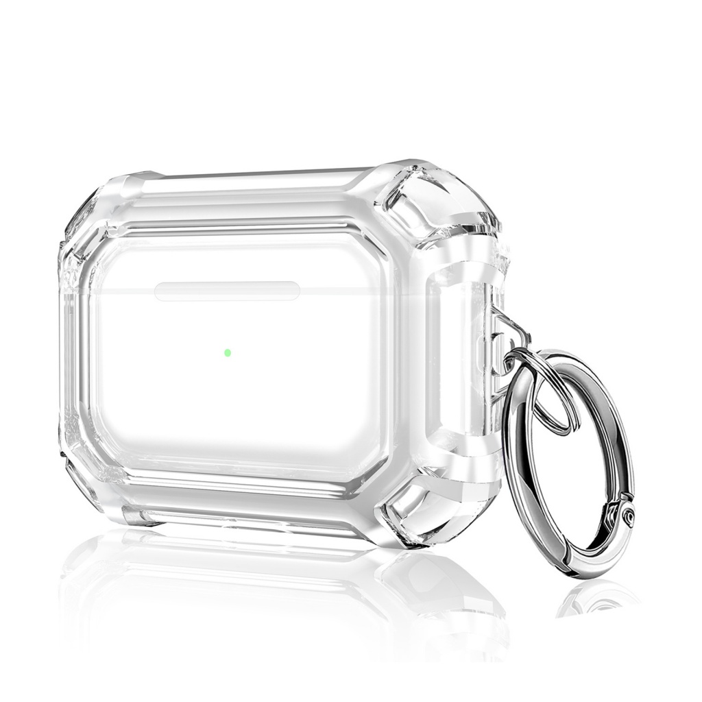 Vỏ bảo vệ hộp sạc tai nghe LENOVO trong suốt họa tiết hoa hướng dương chống rơi dễ tháo rời thích hợp cho AirPods Pro 3