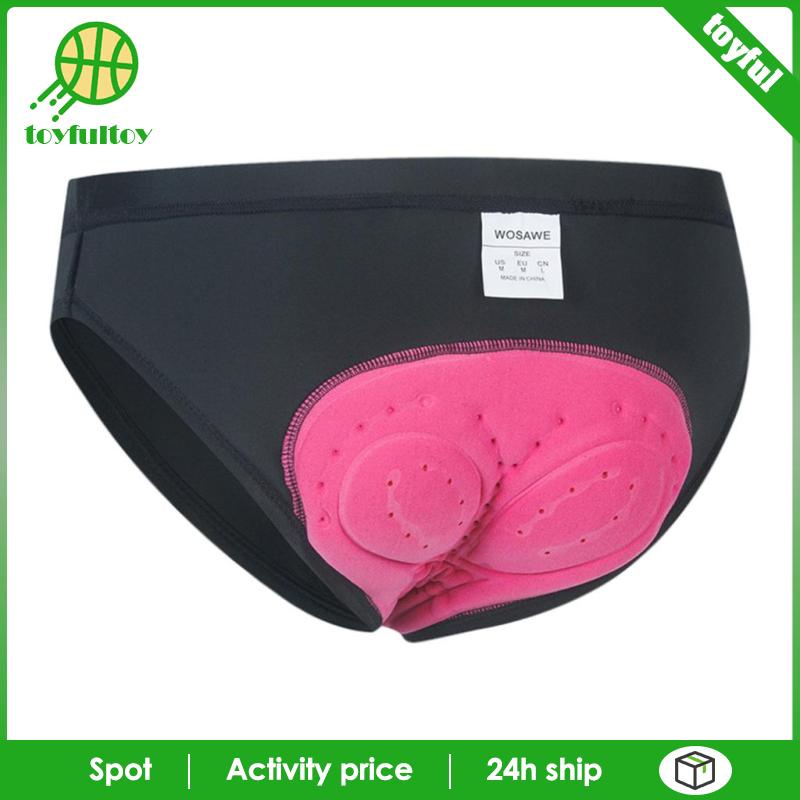 Quần Short Đạp Xe Có Mút Đệm 3D Màu Đen Thoáng Khí Thời Trang Cho Nữ