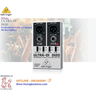 DI20 Active DI Boxes Behringer - Hộp Chống Nhiễu Âm Thanh Behringer