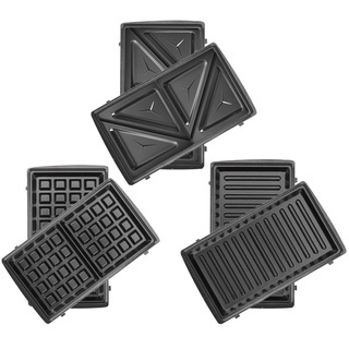 Máy kẹp bánh mì RAF công suất lớn 1200W, 3 khuôn nướng INOX, dễ dàng với hệ thống đèn báo hiệu thông minh - 213 REKKY