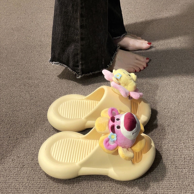 Dép Sandal Đế Dày Chống Trượt Họa Tiết Hoạt Hình Dễ Thương Thời Trang 2023 Cho Nữ