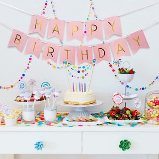Dây chữ hpbd đuôi cá trang trí sinh nhật