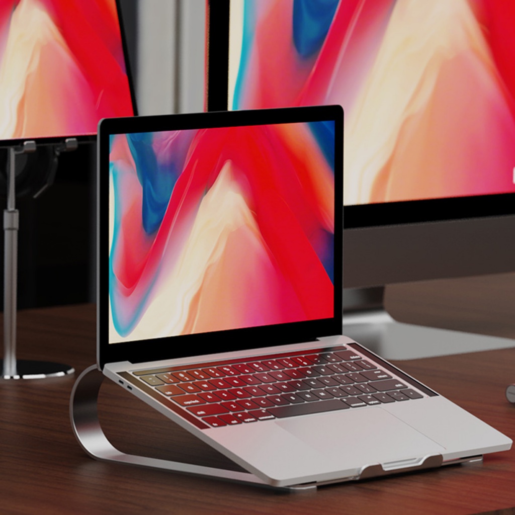 Giá Đỡ Laptop Bằng Hợp Kim Nhôm Hình Hoa Hướng Dương Thiết Kế Tản Nhiệt Tiện Dụng Cho Văn Phòng