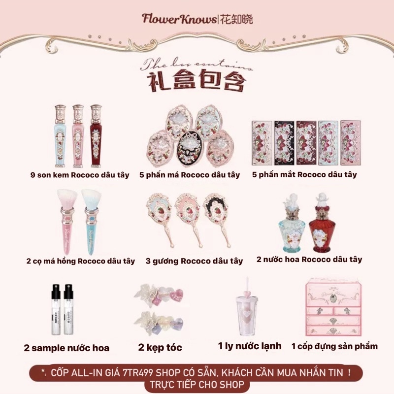Cốp ALL-IN Bộ Sưu Tập Mới Nhất Nhà Flower Knows Chính Hãng