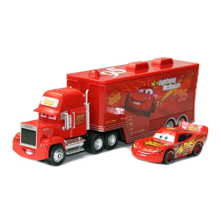 [BTF] King 86 Luba Racing Car Car Car Story Hợp Kim Xe Mô Hình McQueen Container Truck Uncle Mai Đồ 