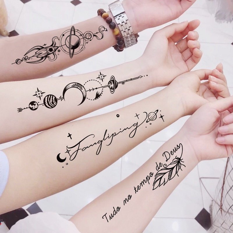 Hình Xăm Dán Tạm Thời Chống Thấm Nước 10.5 * 6CM Trong Vòng 10-15 Ngày