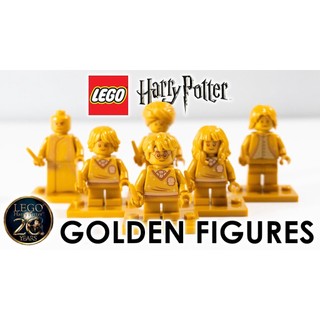 Harry Potter 20th Anniversary Pearl Gold - Nhân vật Iego Professor, Ron Weasley, Harry Potter, Statue - màu vàng