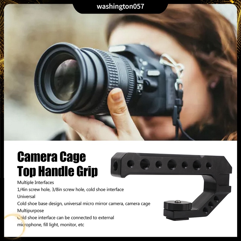 Có thể bán buôn Lồng máy ảnh Tay cầm trên cùng Máy không gương lật SLR Khung bảo vệ đa năng Washington057 Hàng giao ngay
