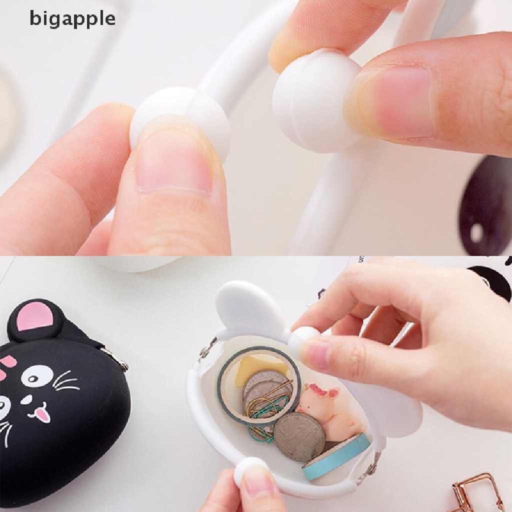 Ví Silicon Mềm Mini Hình Động Vật Hoạt Hình Dễ Thương Dành Cho Bé Gái