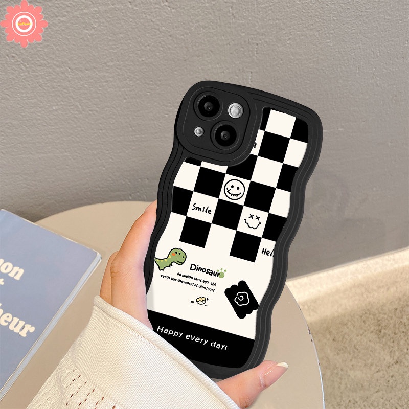 Ốp Điện Thoại TPU Mềm Họa Tiết Khủng Long Hoạt Hình Cho iPhone 13 11 14 12 Pro Max XR 6 6s 8 7 + X XS Max SE 2020 14 +