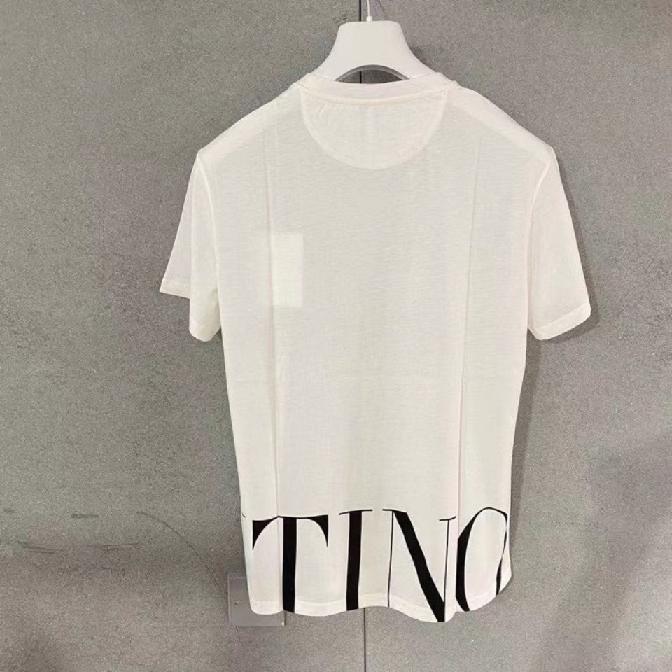 Áo Thun Tay Ngắn In logo Đơn Giản Thời Trang Cho Cặp Đôi