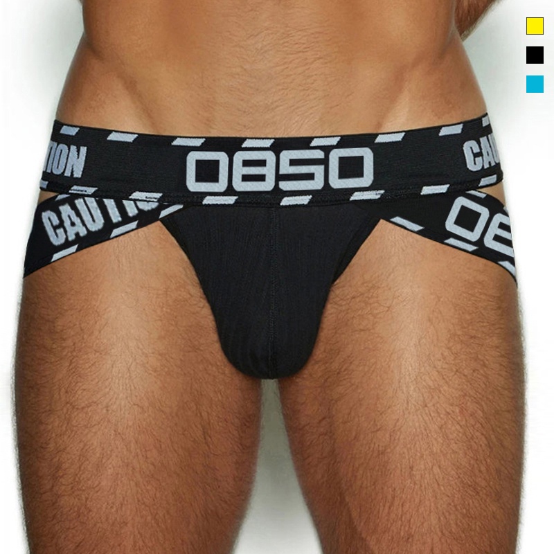0850 Quần lót nam Sexy Thấp eo Jockstrap Cotton G-String Thongs Thoáng khí Nhanh khô Gay Bikini Quần lót BS3102