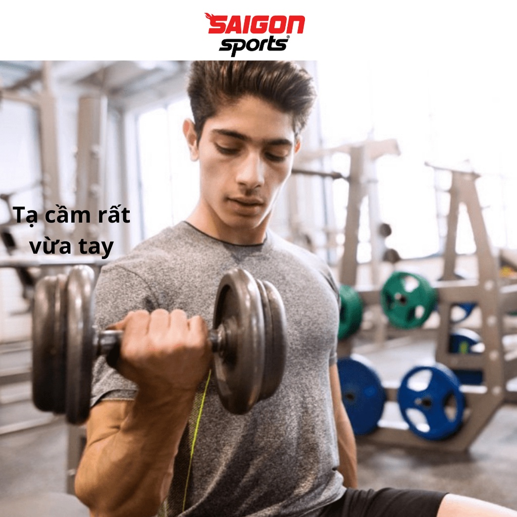 Bộ tạ tay tháo lắp đa năng 20kg tạ tay nam nữ tập gym thon tay, tập cơ bắp - SAIGON SPORT