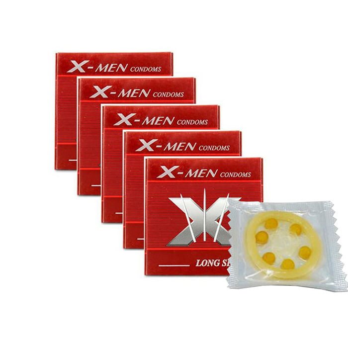 Bao cao su Xmen có 6 viên bi giúp kích thích cực độ, đem lại cực khoái tốt nhất cho cả 2(109.Q).ThaiLan.