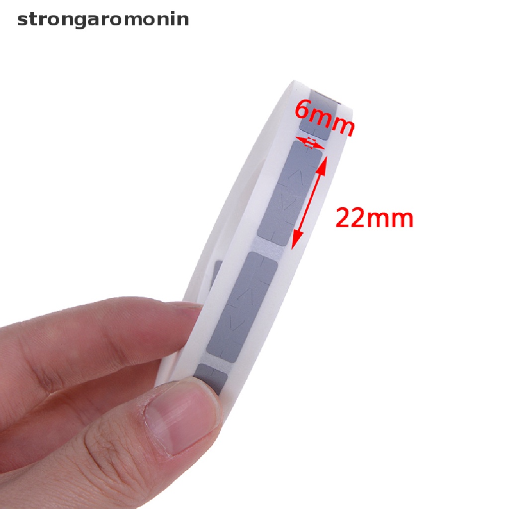 Bộ 1000 Miếng Dán Hình Chữ Nhật Màu Bạc Dùng Để Ghi Chú / Vé Máy Bay