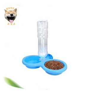 Bát ăn gắn chuồng cho chó mèo