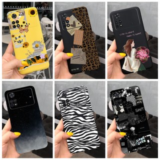 Ốp Điện Thoại Silicon Mềm Họa Tiết Hoa Hướng Dương Cho Xiaomi Poco M4 Pro / Poco M4 / Poco M4Pro 5G PocoM4Pro 4G