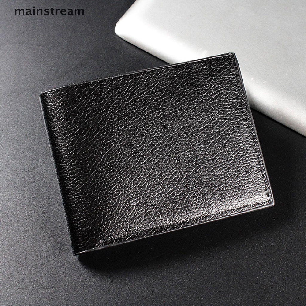 Ví Da Bò Chính Hãng Màu Đen Walet Portefeuille Homme Sang Trọng Cho Nam