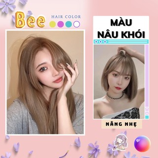Thuốc nhuộm tóc màu NÂU KHÓI SƯƠNG không tẩy | Bee haircolor, Beehaircolor