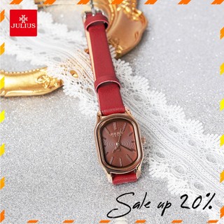 [Julius Mall Store] Đồng hồ nữ Julius JA-1112 dây da