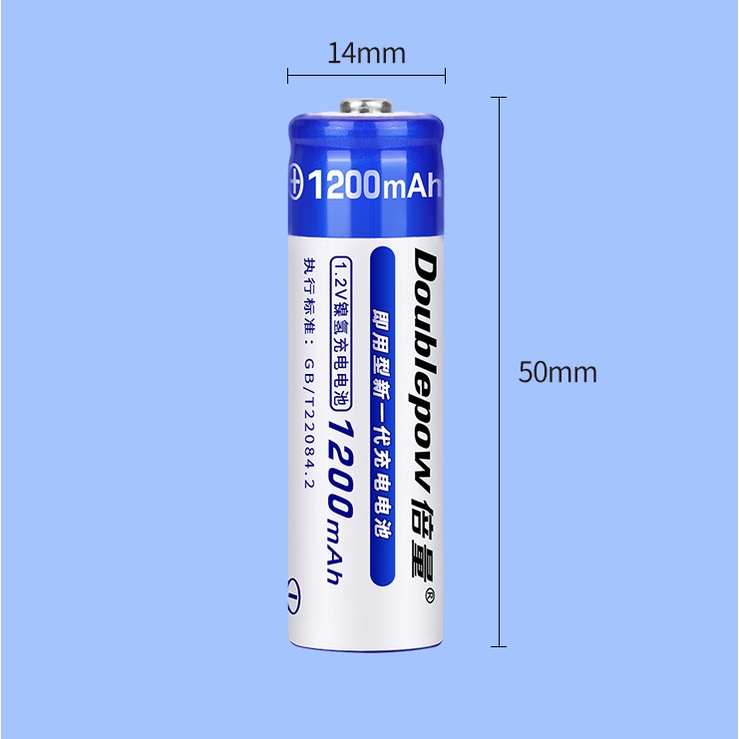 Combo pin AA/AAA kèm sạc hoặc pin riêng hãng Doublepow giá siêu tốt dùng cho Mic không dây máy ảnh điều khiển đồ chơi
