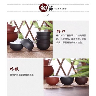 Chén trà tử sa Nghi Hưng 25ml & 55ml