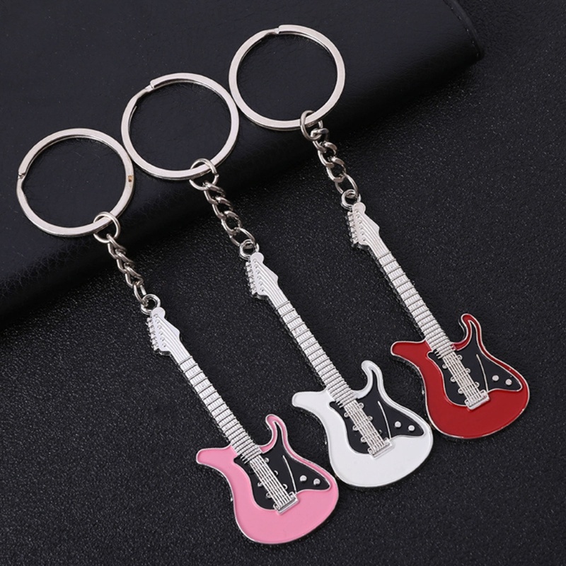Móc Khóa Hình Cây Đàn Guitar Bằng Hợp Kim