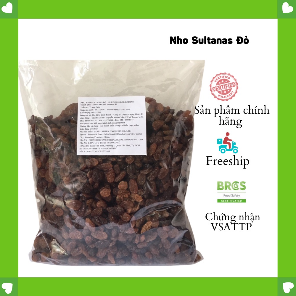 NHO KHÔ ĐEN KHÔNG HẠT 500g