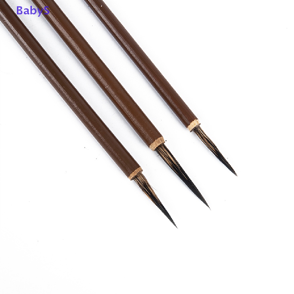 Set 3 Cọ Vẽ Tranh Thư Pháp Chuyên Dụng