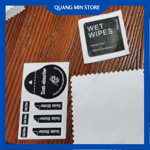 5 Giấy Lau Kính Sạch Cho Màn Hình Điện Thoại Trước Khi Dán Kính Cường Lực Điện Thoại - Quang Min Official Store