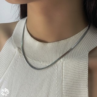 Dây chuyền Titan Nam Nữ - Mini F snake necklace