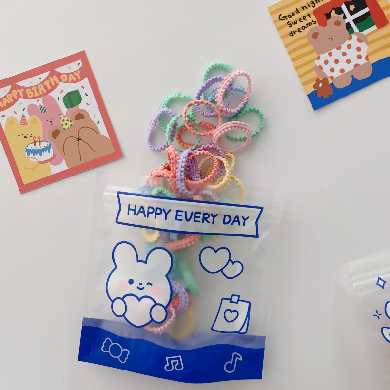 Khung Treo Đồ Dùng Em Bé Tiện Dụng Chất Lượng Cao❤Set 50 Dây Cột Tóc Co Giãn Màu Kẹo Ngọt Phong Cách Phương Tây Dễ Thương Cho Bé Gái