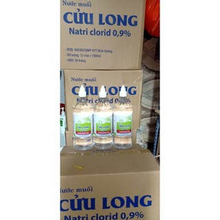 Nước muối sát khuẩn, súc miệng 1000ml