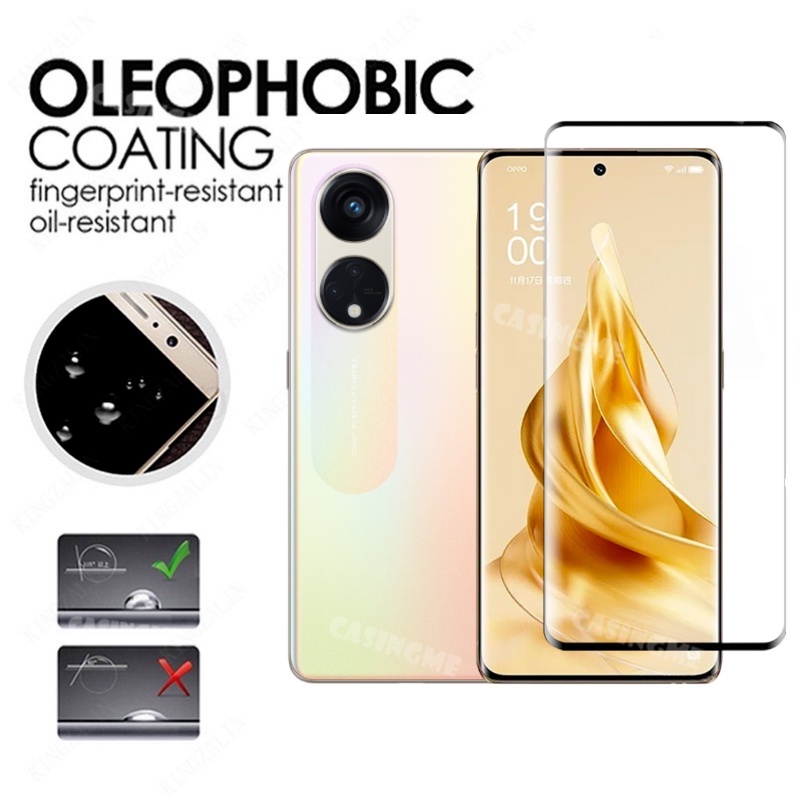 Kính Cường Lực Bảo Vệ Màn Hình Cong 3D Cho Oppo Reno8 T 5G Reno 8T 8Z 8 Reno8Z Reno8 Reno8T 4G 5G
