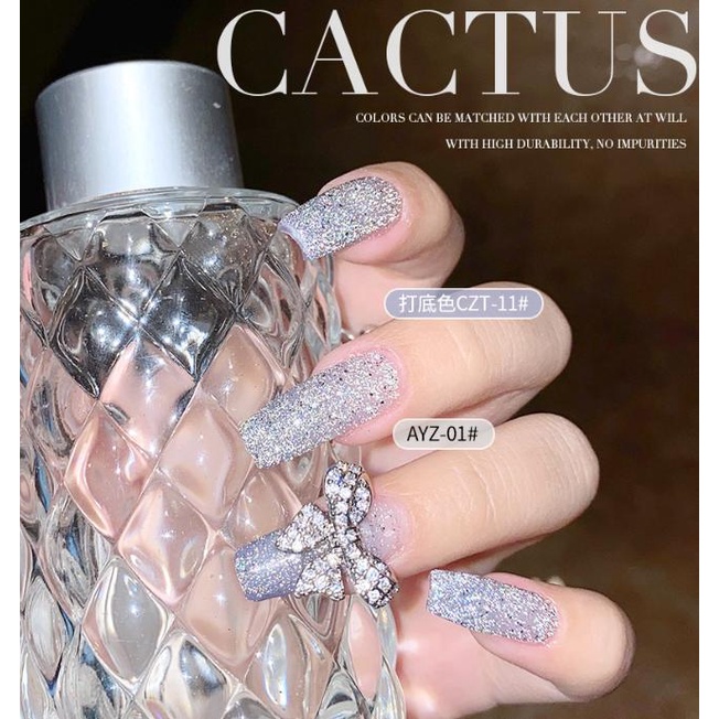 Sơn gel AS kim tuyến mã AYZ chính hãng chai đỏ 15ml