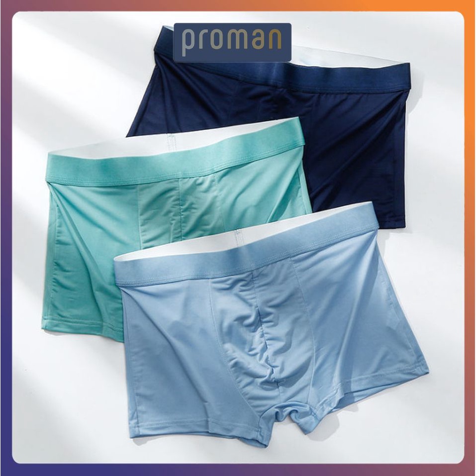 Quần lót nam boxer cao cấp Cotton, Quần sịp nam cotton boxer BINKIN co giãn 4 chiều hàng xuất khẩu SL04 SL02 - PROMAN