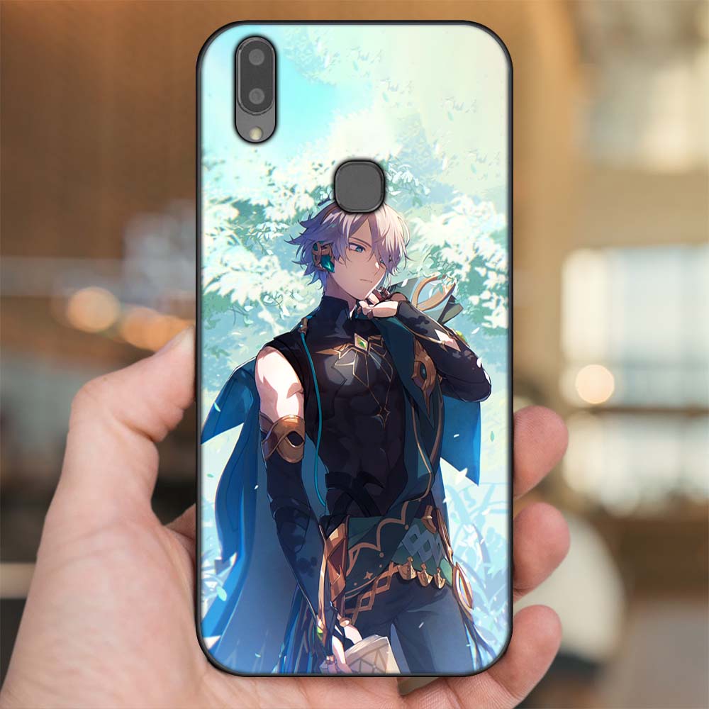 Ốp lưng Vivo V9, Y85, V11i viền đen in hình Alhaitham Genshin Impact