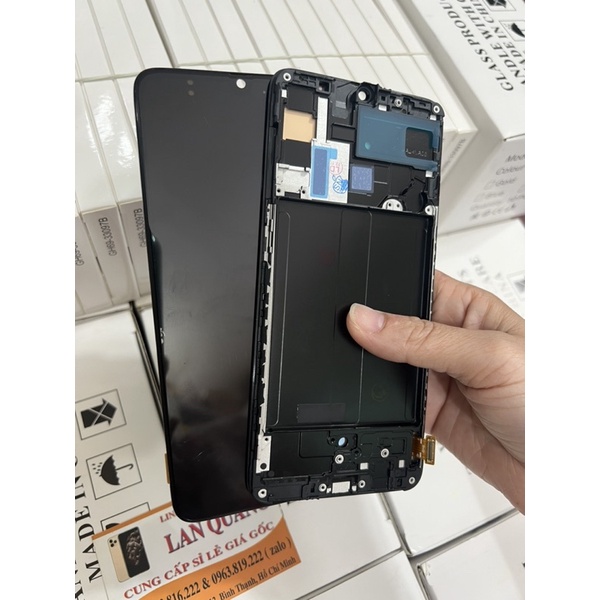 Màn hình Samsung galaxy A70 oled 2ic full khung phôi to như zin