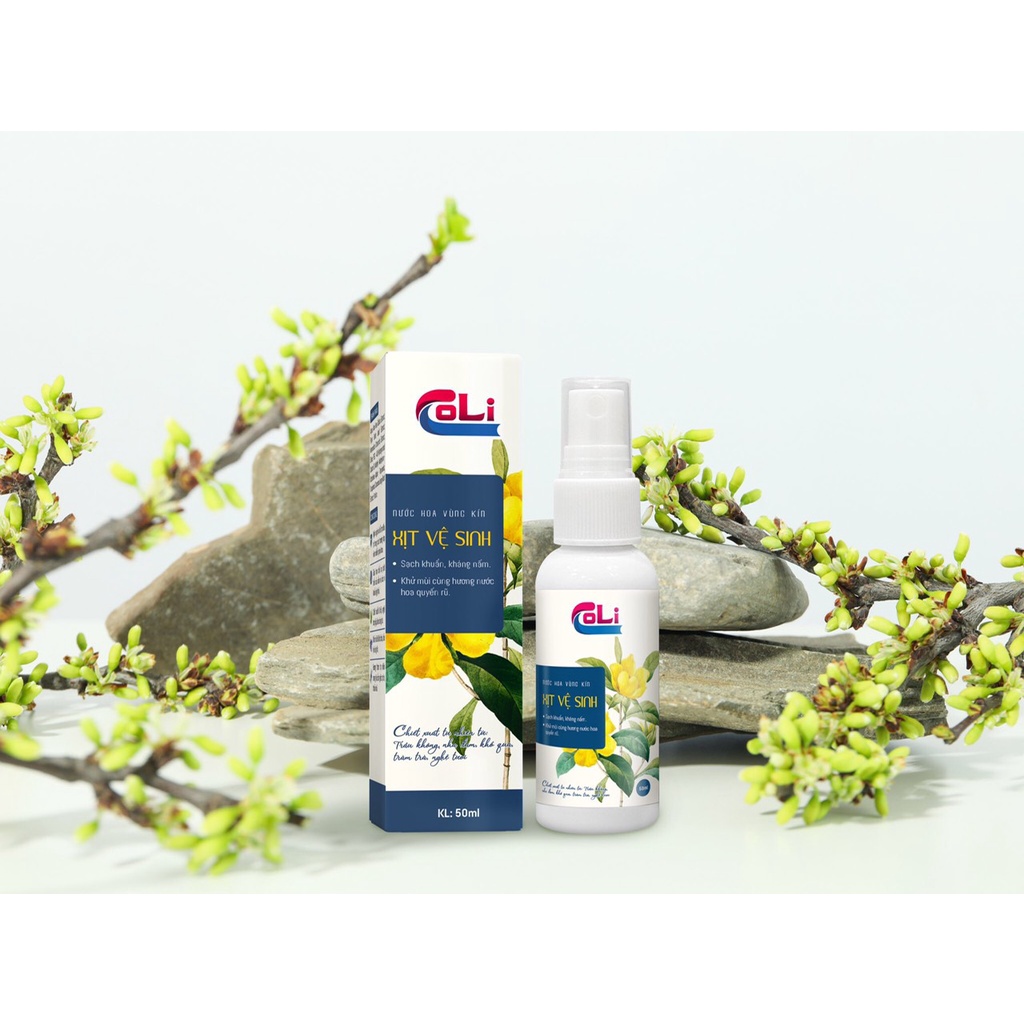 COLI Nước hoa vùng kín- Xịt vệ sinh sạch khuẩn kháng nấm