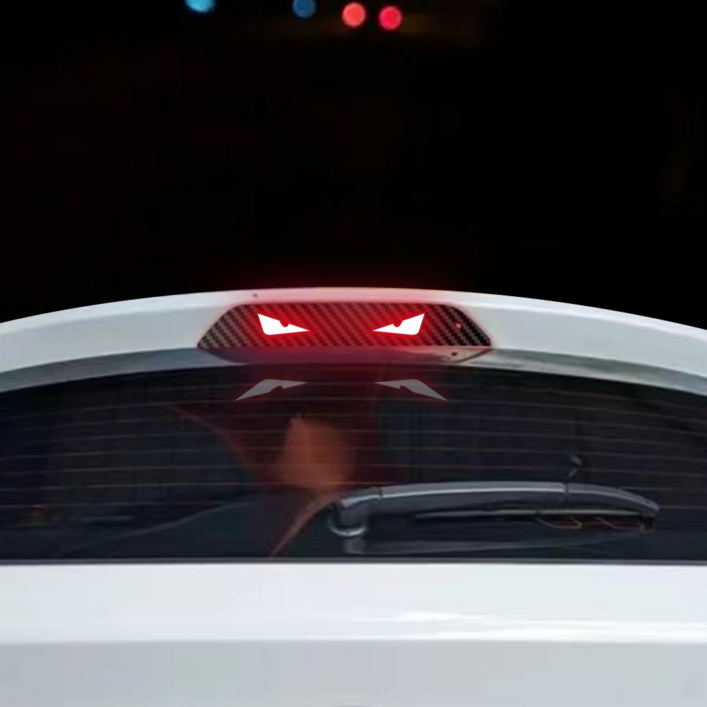 Miếng Dán Đèn Phanh Xe Hơi Bằng Sợi Carbon Cho Ford Ka 2014 2015 2016 2017 2018 2019