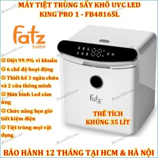 Máy tiệt trùng sấy khô Tia UV UVC LED Fatzbaby KING PRO 1 - Fatz FB4816SL (6 chế độ hoạt động, thể tích khủng 35 lít)