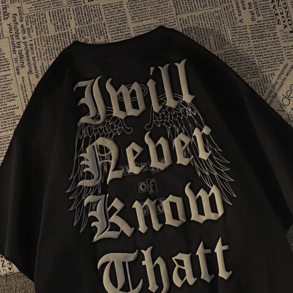 Áo Thun Cotton Ngắn Tay Dáng Rộng Phong Cách Retro Đường Phố Mới Cho Nam