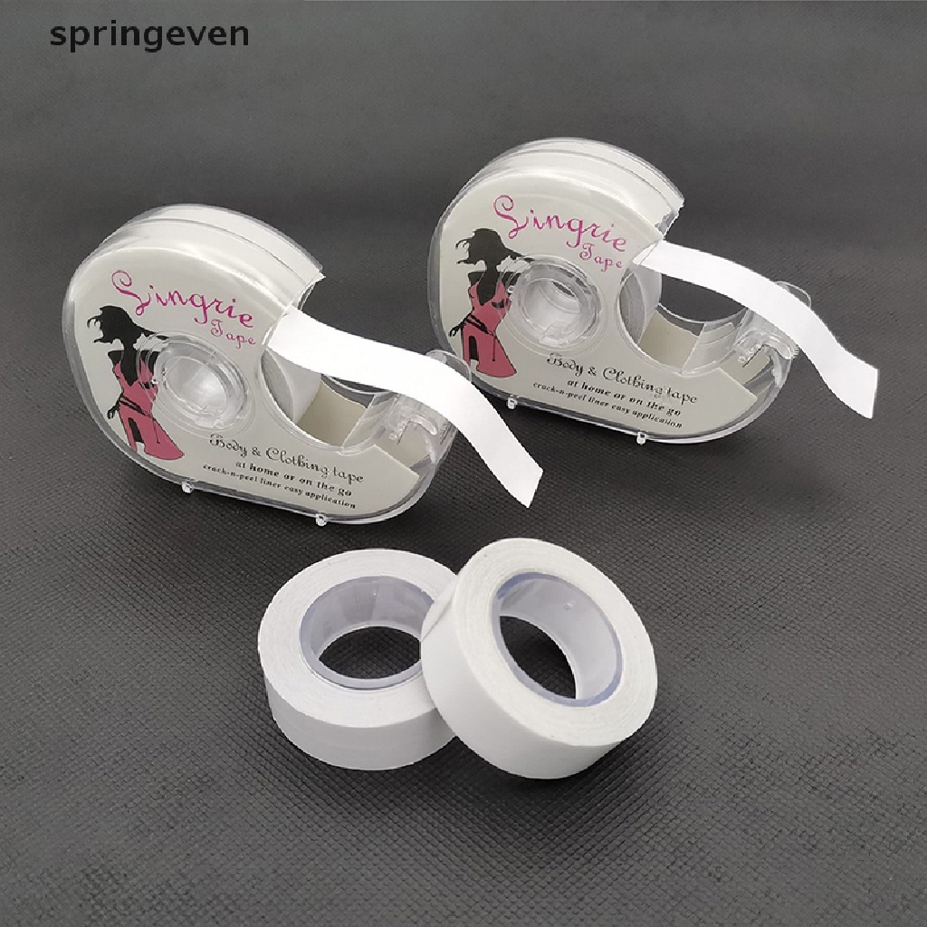 Cuộn Băng Keo Hai Mặt 3 / 5M Tự Dính Giúp Cố Định Cổ Áo / Đầm / Đồ Lót An Toàn Tiện Dụng