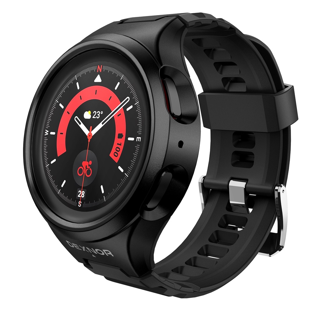 Ốp Điện Thoại Chống Sốc Có Dây Đeo Phong Cách Quân Đội Cho Samsung Galaxy Watch 5 Pro 45mm (2022)