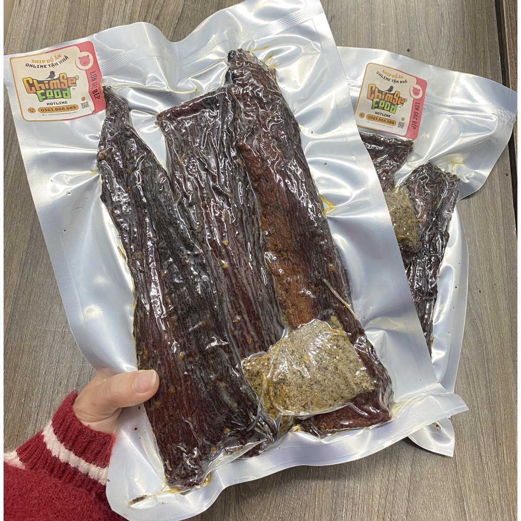 Thịt Lợn Gác Bếp Gói 500g Hương Vị Tây Bắc Chim Sẻ Food